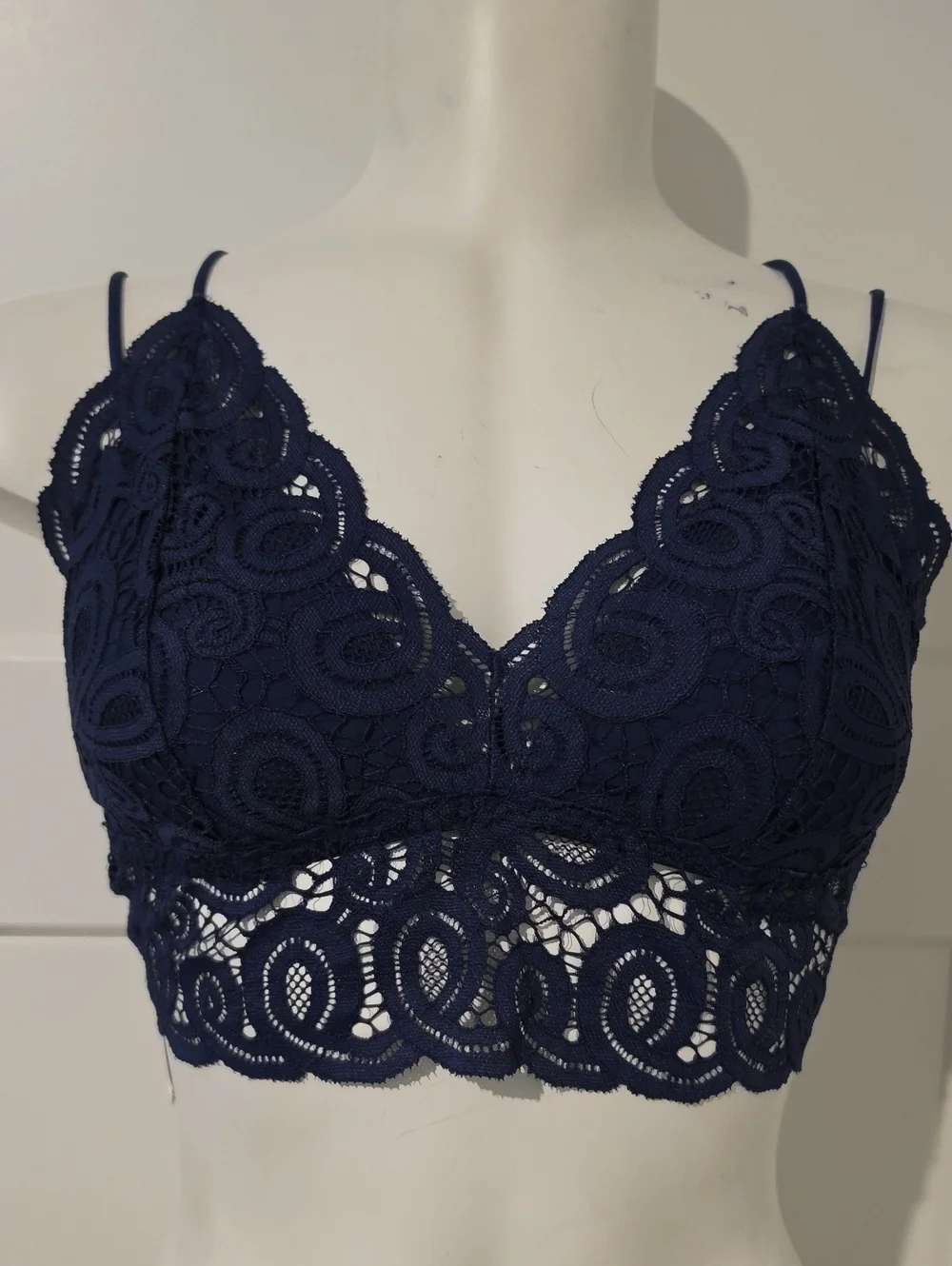 VS PINK Navy Lace Bralette
